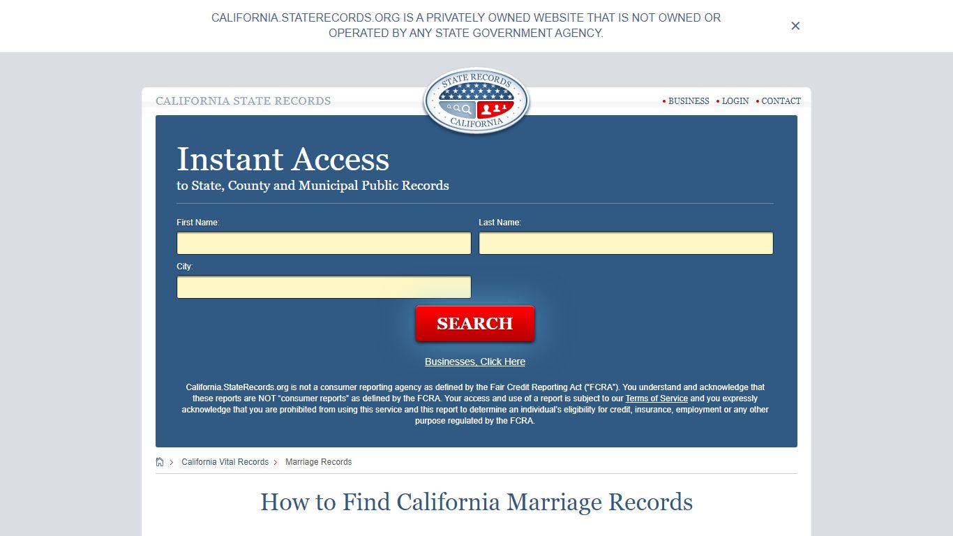 How to Find California Marriage Records